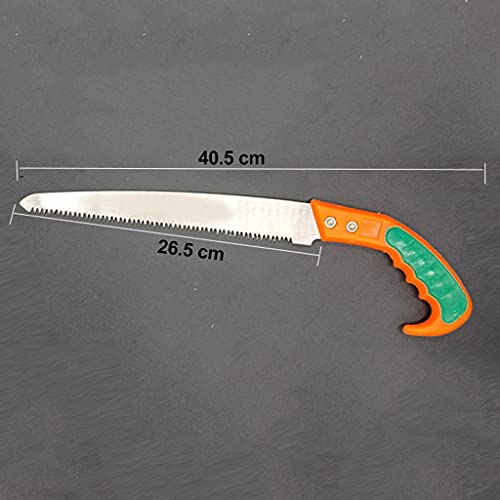 Garth Garden Pruning Saw 270mm – Carbon Steel Tree Pruner with Pole Slot, Lightweight Hand Tool for Branch Cutting, Durable Sharp Blades for Gardening, Wood Cutting, and Heavy-Duty Shearing (Set of 1) - Image 2