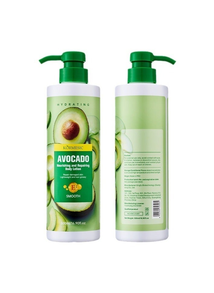 Kormesic Avocado Nourishing Body Lotion 500ml - Rich & Hydrating - Image 1
