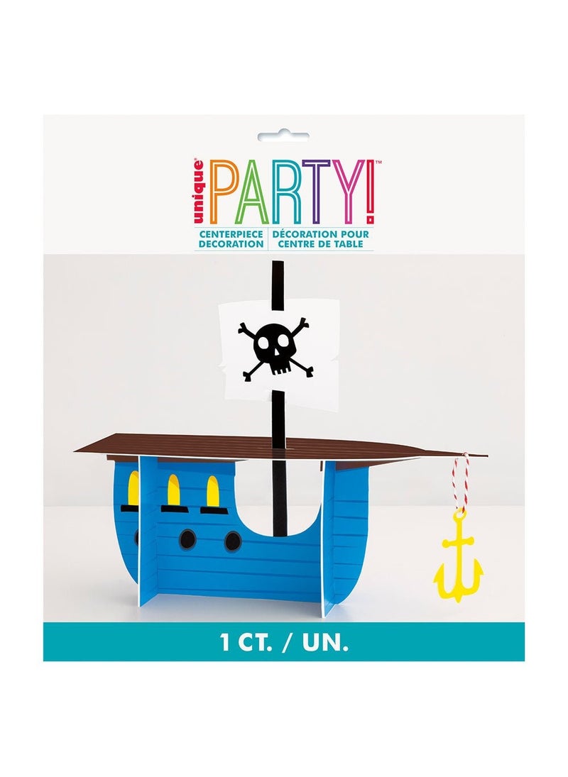 Unique Pirate Ahoy Table Decoration Cardboard 27x30cm - Image 3
