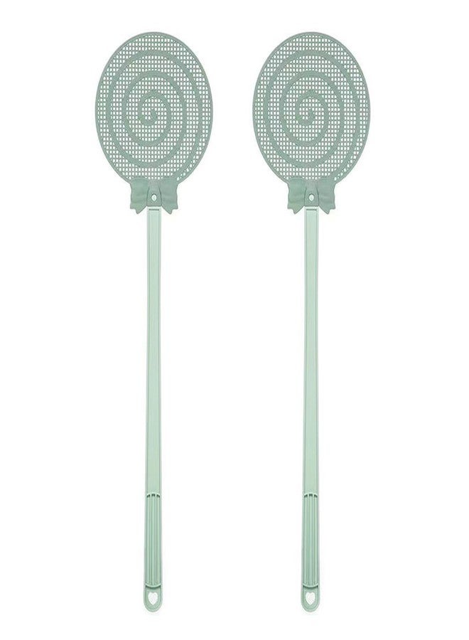 redtrout Fly Swatter, Fly Swatter for Indoors, FlySwatter, Fly Swatters Green 2PCS - Image 1