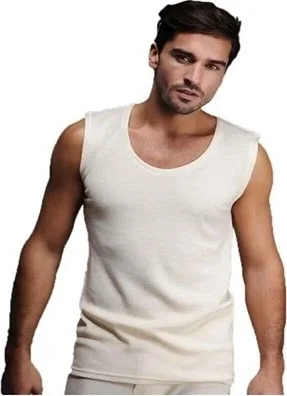 هاسيون Men's Sleeveless Undershirt Thick