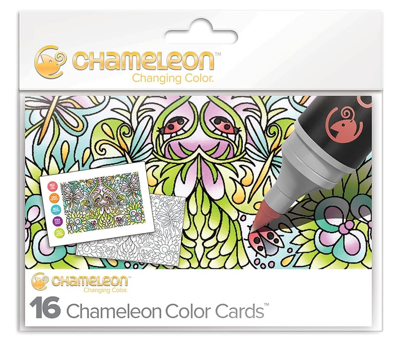 Chameleon بطاقات ألوان الحرباء في صور مرآة - Image 1