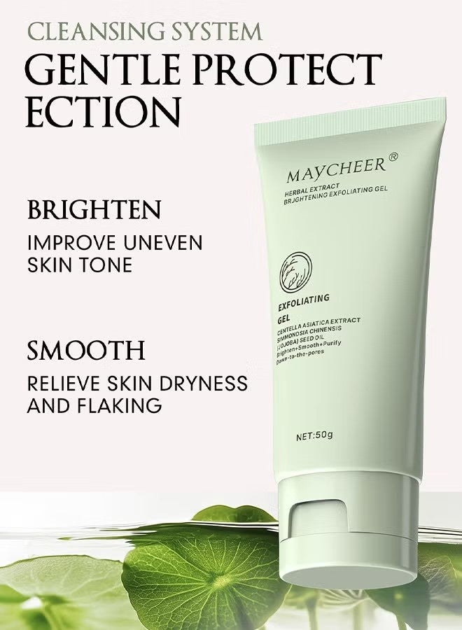 مايتشير جل تقشير مضيء مستخرج من الأعشاب 50 جرام، تقشير خفيف، مرطب ومضيء للبشرة، يحسن حالة البشرة، مناسب لجميع أنواع البشرة، جل تقشير. - Image 5