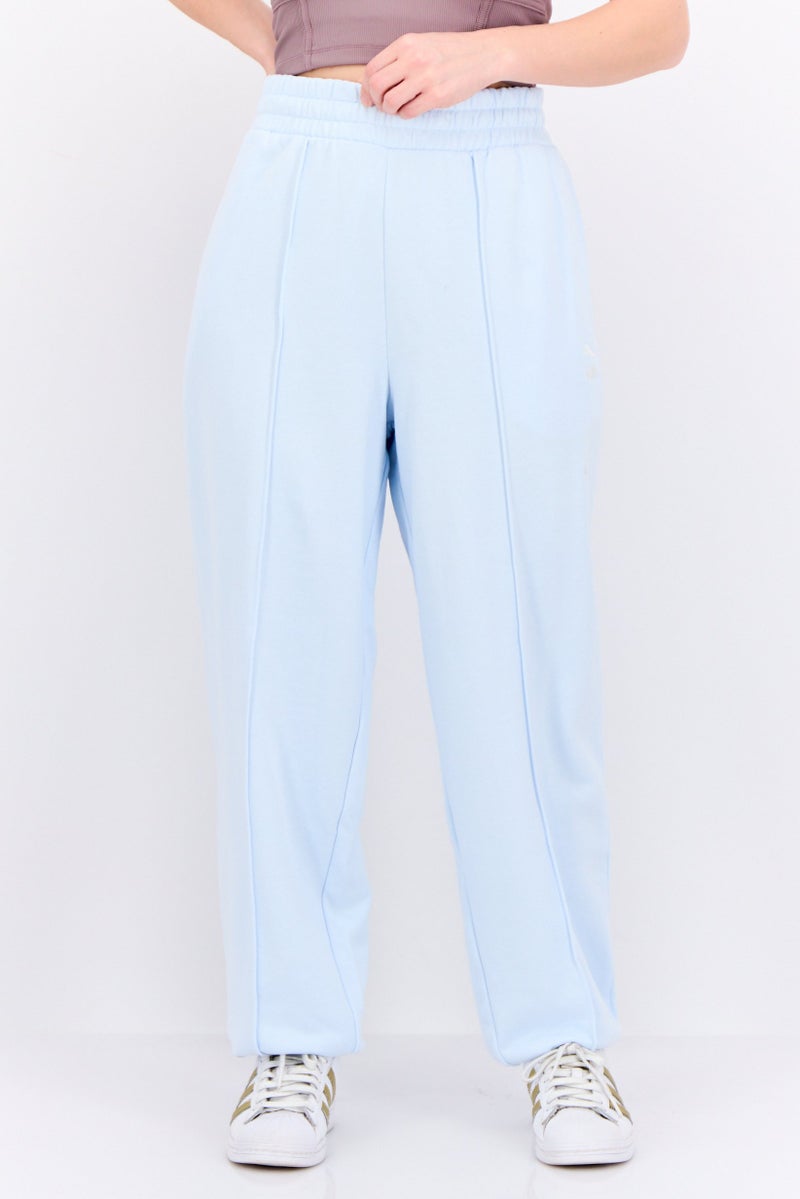 PUMA Women Relaxed Fit Training Sweatpants, Light Blue - Image 1