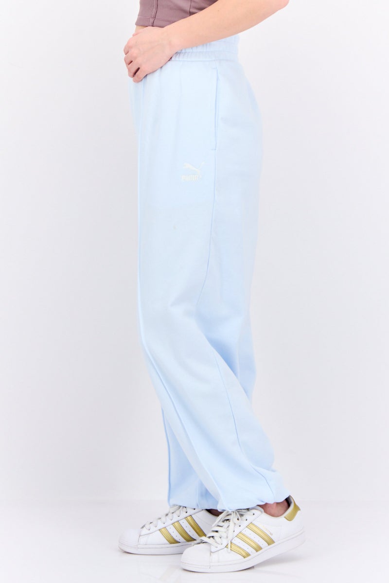 PUMA Women Relaxed Fit Training Sweatpants, Light Blue - Image 2