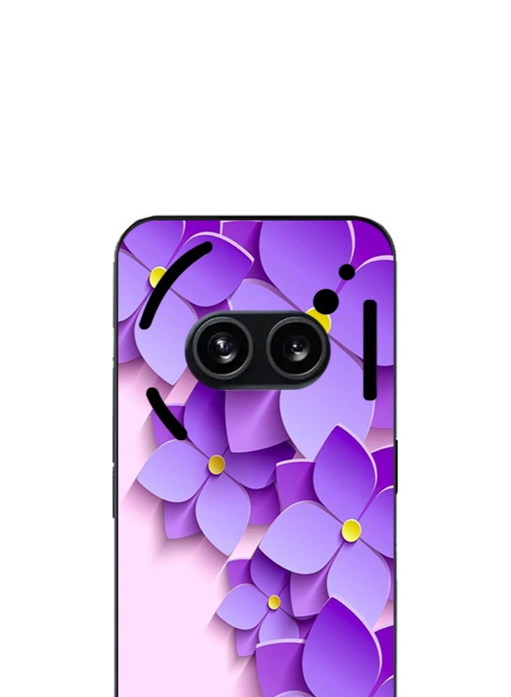 Service Zone غطاء خلفي واقي للهاتف بتصميم زهور ثلاثي الأبعاد ل هاتف ناثينغ 2A 5G - Image 2