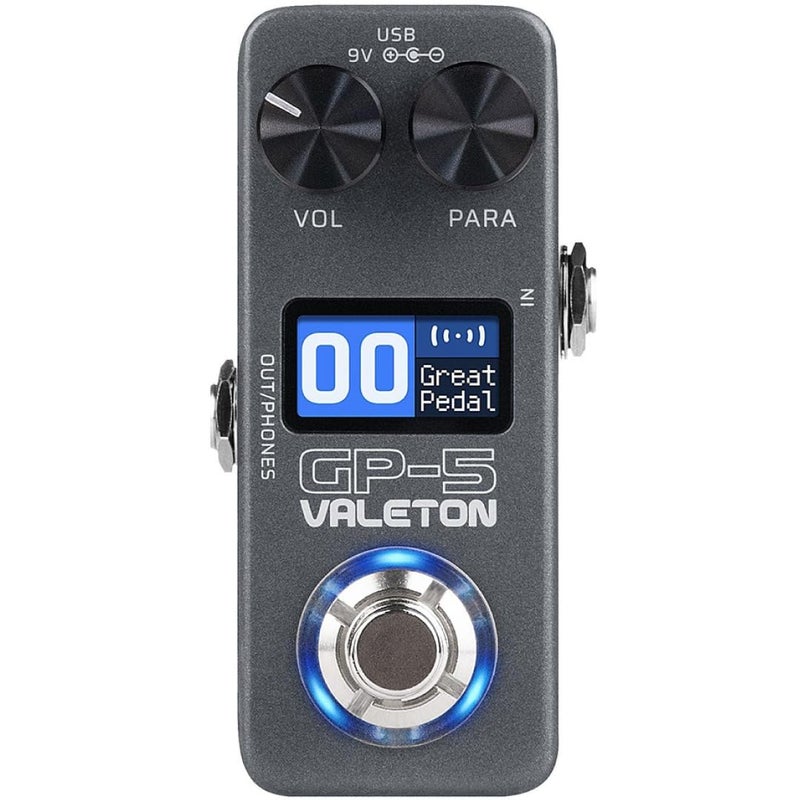 Valeton GP-5 Compact Multi-Effects Processor â€“ SnapTone & IR Loader, 100+ Effects, Bluetooth, USB Audio Interface - Image 1