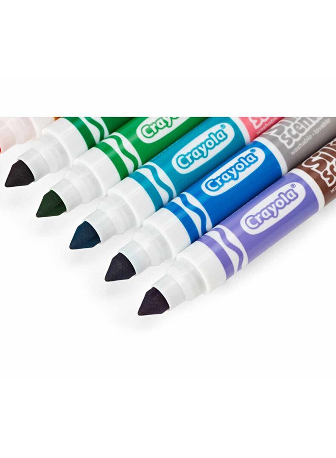 Crayola 10 Count Silly Scents Smash Ups, Broad LIne Dual-Ended  Washable Markers - Image 3