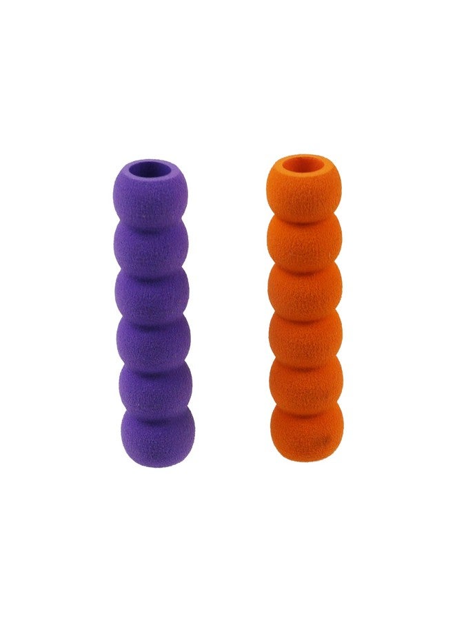 Pastlla 10 Pcs Foam Pencil Grips Pencil Holders of 6 Rings for Handwriting Writing, Assorted Colors 1.5 Inches Long Pencil Holder Grippers Soft Mechanical Pencil Holder Cushion for Relieving Fingers - Image 3
