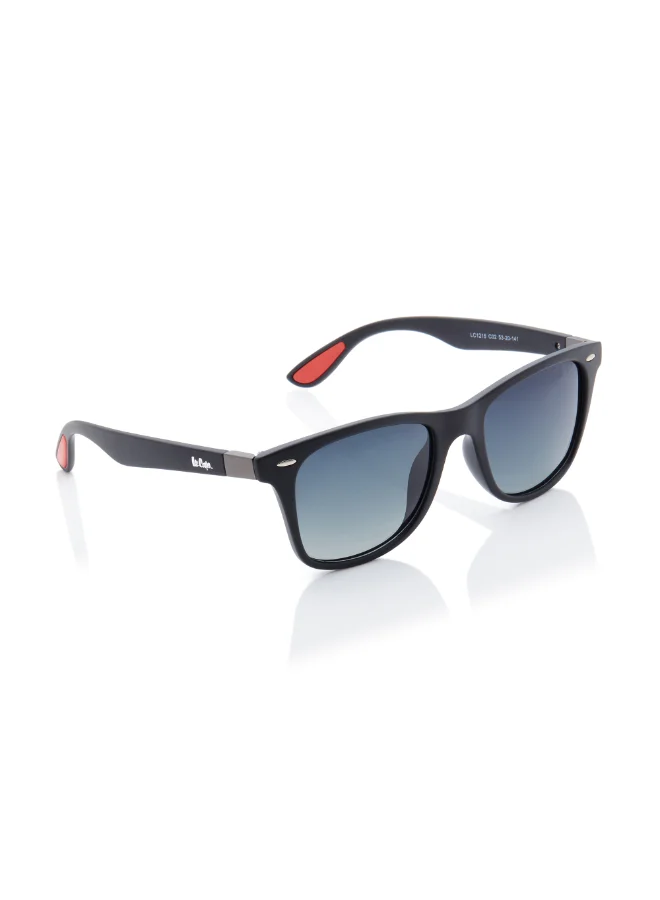 Lee Cooper Polarized Sunglasses Gradient G15 Frame Black Mirror Lens 53mm  - LC1215C02