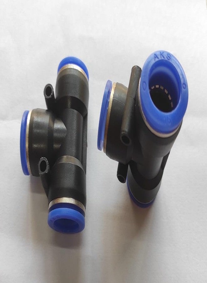DLEIN 16 X 16 X16 MM Pneumatic joint Type Tee Air Push Connector Push in Pneumatic Connector T Shape 3 Way Quick Fittings Quick Air Fittings Size 16 X 16 X16 MM T(1PC) - Image 4