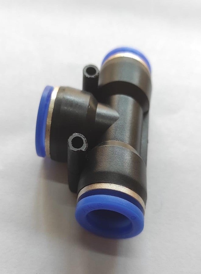 DLEIN 16 X 16 X16 MM Pneumatic joint Type Tee Air Push Connector Push in Pneumatic Connector T Shape 3 Way Quick Fittings Quick Air Fittings Size 16 X 16 X16 MM T(1PC) - Image 5