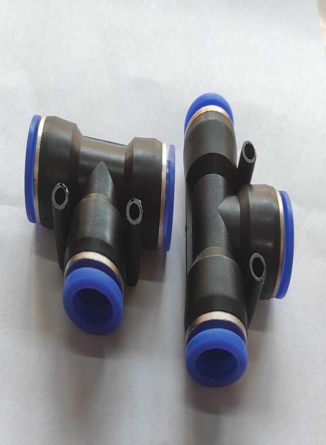 DLEIN 16 X 16 X16 MM Pneumatic joint Type Tee Air Push Connector Push in Pneumatic Connector T Shape 3 Way Quick Fittings Quick Air Fittings Size 16 X 16 X16 MM T(1PC) - Image 3