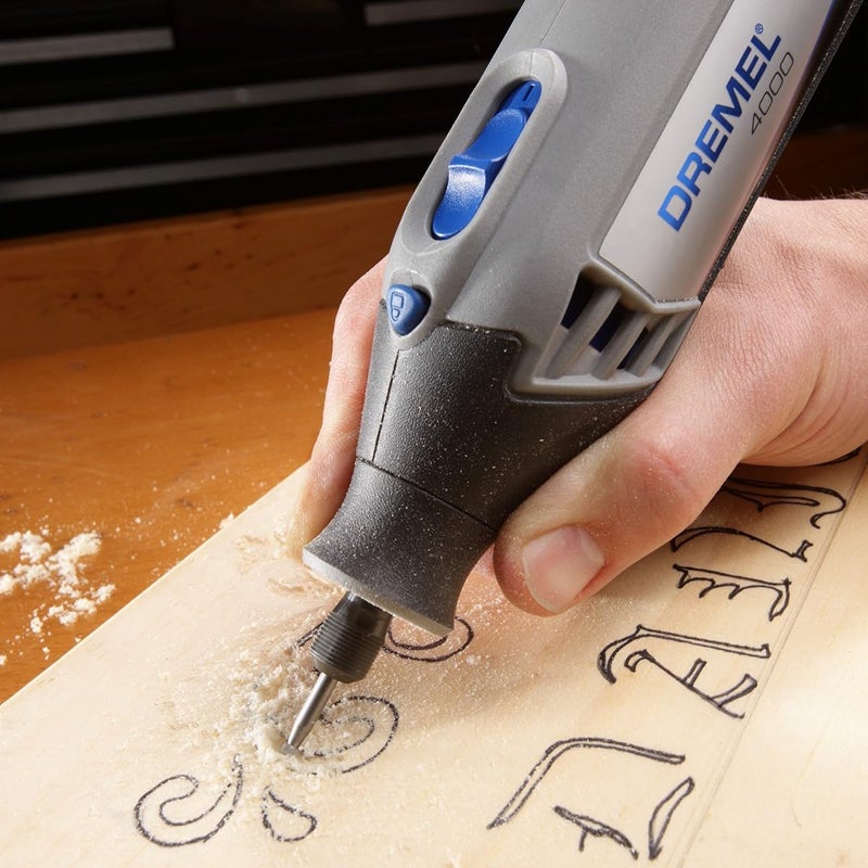 Dremel 194 Rotary Tool Accessory Carving Bit- Perfect for Wood, Plastic, and Soft Metals, Silver - Image 4