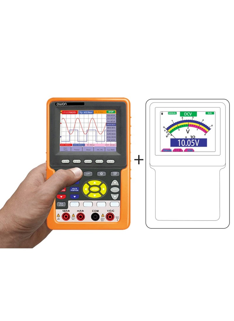 Owon Owon HDS1022MN Series HDSN Handheld Digital Storage Oscilloscope and Digital Multimeter 20MHz 2 Channels 100MSs Sample Rate  - Image 1