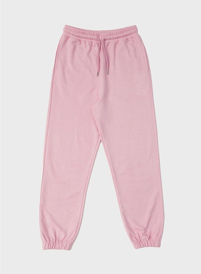 Tyess Girl Pink Tracksuit Bottom - Image 5