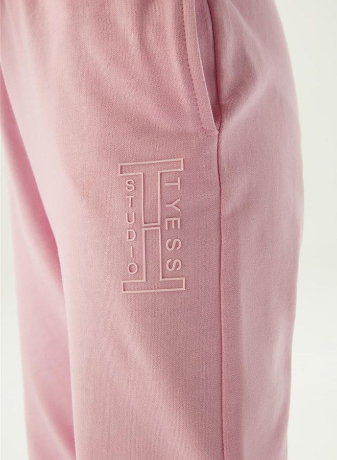 Tyess Girl Pink Tracksuit Bottom - Image 3