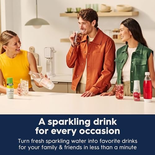 SodaStream - ART Sparkling Water Maker | VALUE BUNDLE | CQC CO2 system | Includes 2x CO2 Cylinders, 2x 32 Fl Oz Dishwasher Safe Bottles, 2x Bubly Flavor Drops | Combine with Pepsi Flavors | Black - Image 4