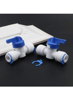letino Letino Plastic Manual Flush Straight Double OD Valve Push Fit Switch White 14 Inch Pack of 2  - Image 1