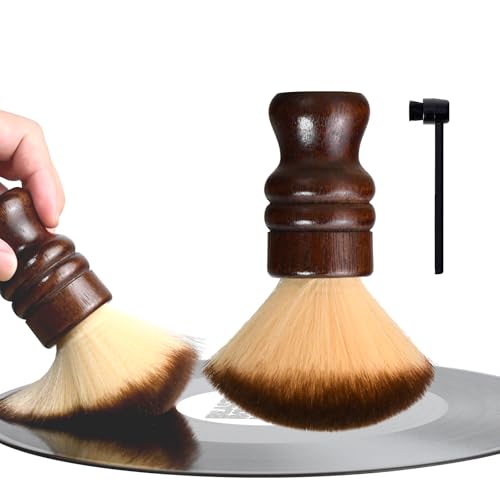 kulloomii Killoomii 2-in-1 Vinyl Record Cleaning Kit with Stylus Brush - Anti Static Dust Solid Wood Vinyl Record Cleaning Brush, High Density Ultra-Fine Soft Bristles Safe for Vinyl LP Turntable CD Album - Image 1