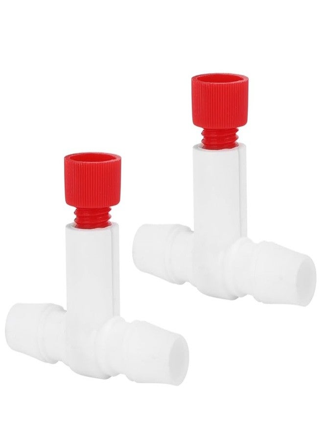 Chiffonade 2Pcs Plastic Air Valve Switch Fine Adjustment Control for MS Protein Skimmer Aquarium Fish Tank Airflow Regulator - Image 1