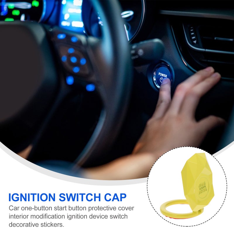 Car Engine Push Button Vehicle Start Button Cover Auto Protective Cover - Image 5