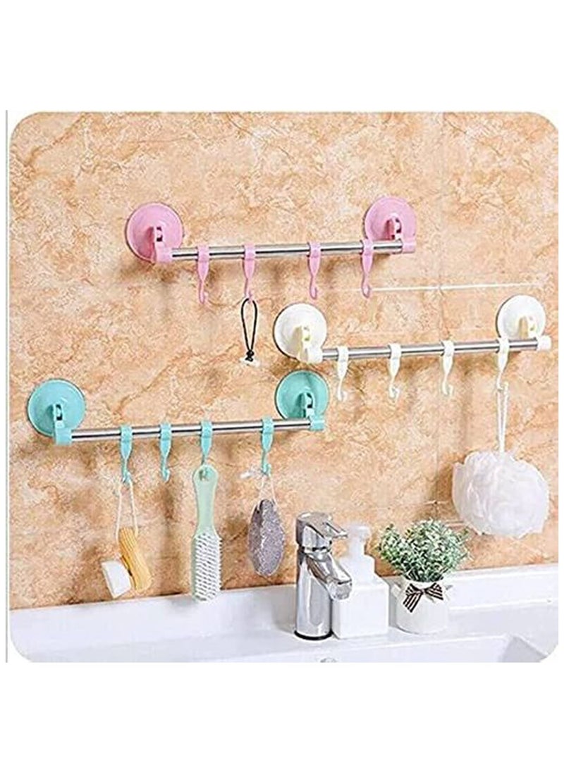 Metal Suction Hanger With 4 Hooks  - Image 1