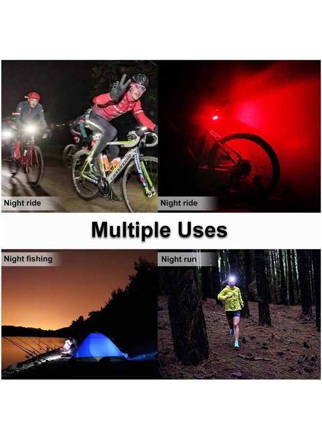 Ba Love Bicycle Light Set, Bicycle LED Power Beam Front and Back Light, Bike Light Front and Back, USB Bicycle Light with Loud Horn, 3 Lighting Modes Waterproof Cycling Light Bike tail light, Rechargeable Bicycle Led Headlight Front Lamp - Image 4