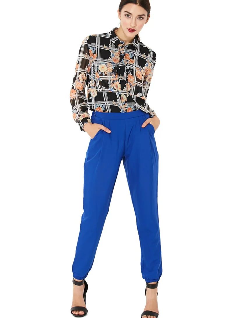 Missguided Cuff Detail Trousers