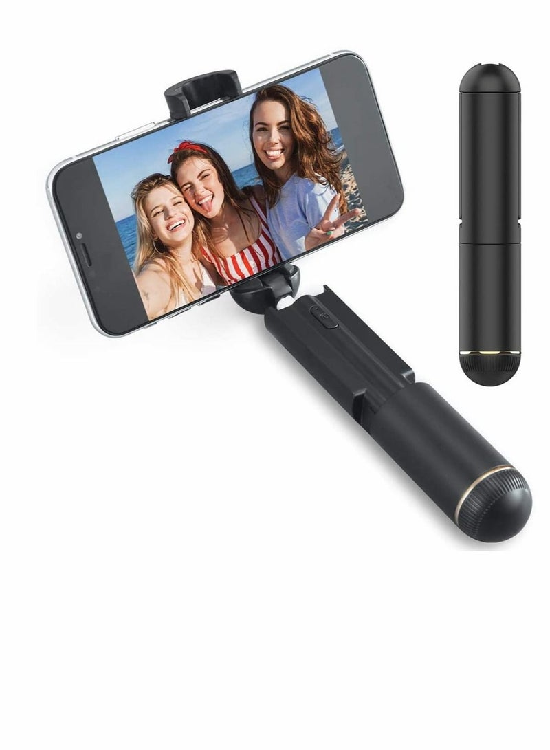 Excefore Bluetooth Selfie Stick, Lightweight Aluminum All in One Extendable Selfie Sticks Compact Design for iPhone 12, 11 Pro Max/12, 11 Pro/12, 11/XS/XS Max/XR/X,... - Image 1