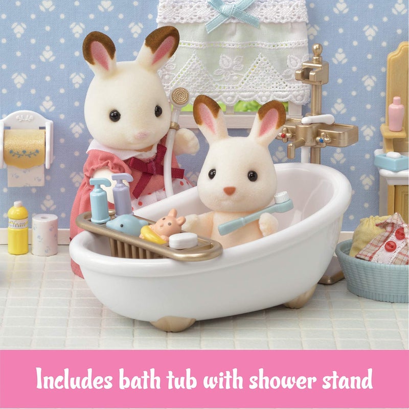 Calico Critters Calico Critters Country Bathroom Set - Toy Dollhouse Furniture and Accessories Set for Ages 3+  - Image 4