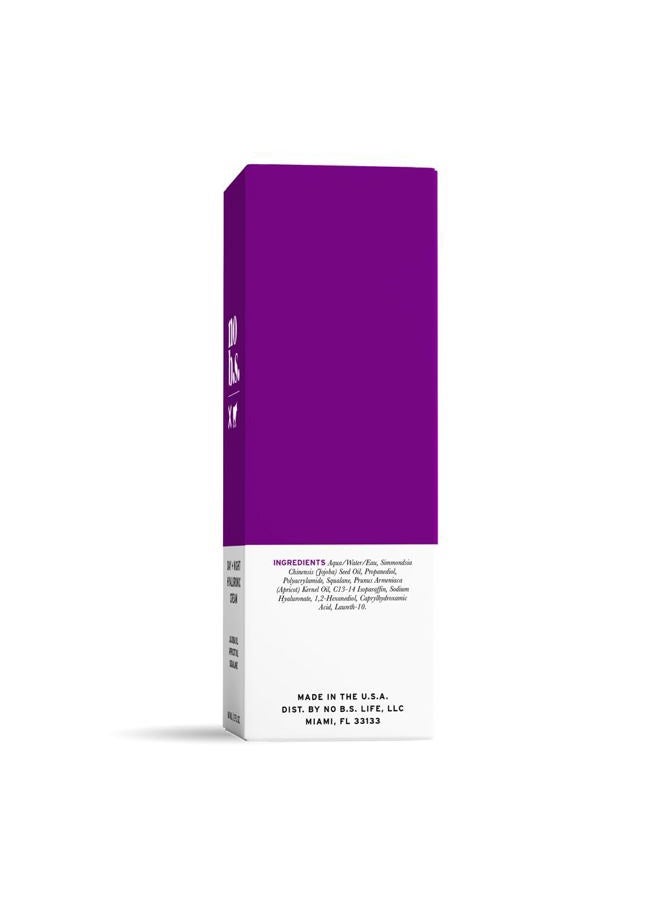 NO B. S. NO BAD STUFF B.S. Hyaluronic Cream For Face - Day + Night Potent & Clean Skin Care. Hype. Fads. Hyaluronic Acid, Jojoba Oil & Apricot Oil. - Image 5