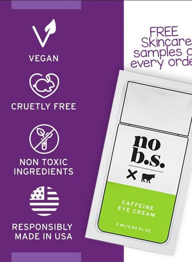 NO B. S. NO BAD STUFF B.S. Hyaluronic Cream For Face - Day + Night Potent & Clean Skin Care. Hype. Fads. Hyaluronic Acid, Jojoba Oil & Apricot Oil. - Image 3