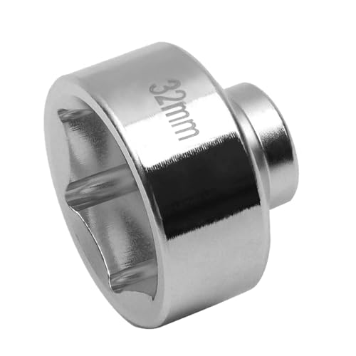 Shonee 32mm Socket for EcotecTDIVWAudiBMWPolarisGMVolkswagenPontiac ChevroletSaturnPontiacSaabChevy Oil Filter Socket for Oil Change - Image 1
