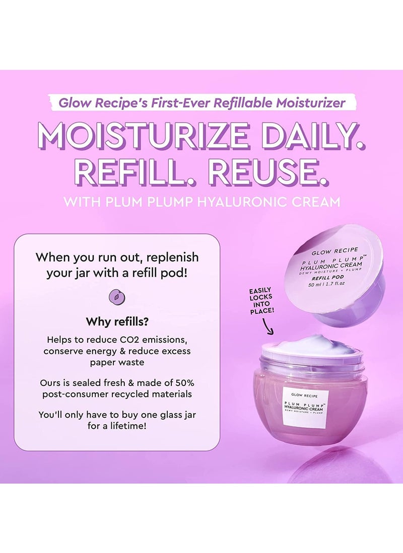 GLOW RECIPE Plum Plump Moisturizer with Hyaluronic Acid Daily Skin Moisturizer to Plump, Balance and Brighten Skin -Mini  - Image 5