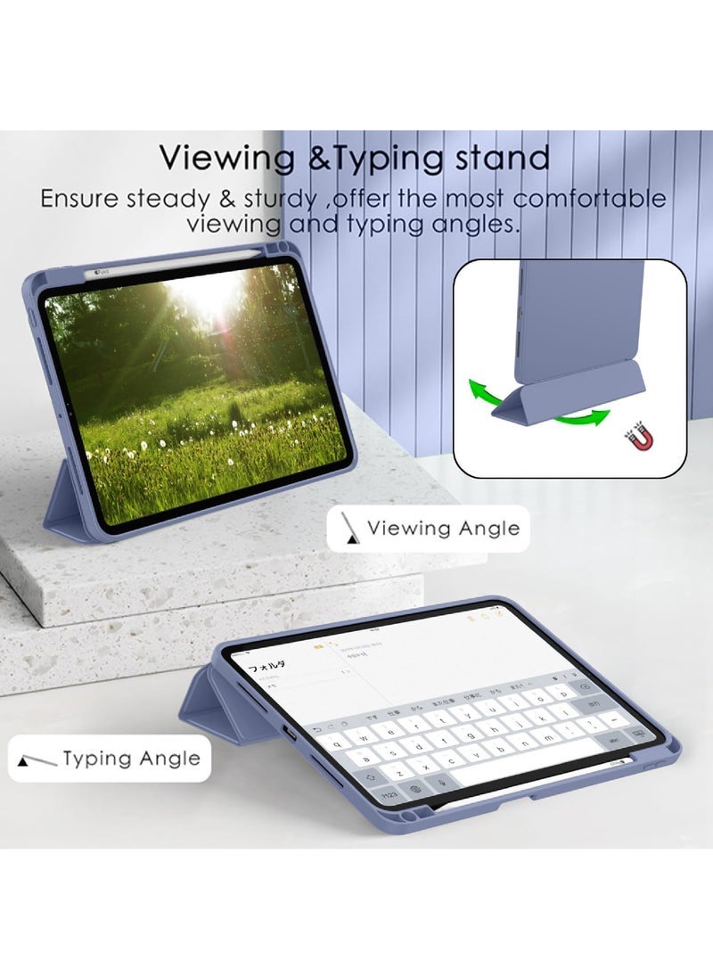2024 iPad Pro 11 Inch Case M4 (5th Generation) with Pencil Holder Smart iPad Case 【Support Pencil Pro and Pencil (USB-C)】 Support Touch ID and Auto Wake/Sleep - Image 5