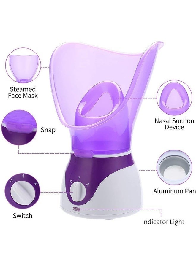 ECVV Facial Steamer - Professional Spa Home Face Steamer Warm Mist Moisturizing Face Steamer, Rejuvenate and Hydrate Your Skin - Face Steaming Skincare Deep Cleaning - Image 5