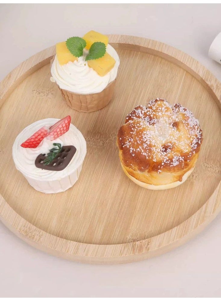 ناما ترابيزة صينية بمشبك خيزران تثبت بذراع الكنبة، مناسبة للمنزل والمشروبات مع مساحة للريموت كنترول ومثالية كحامل للوجبات الخفيفة، لون خشبي، من ايجرارك - Image 4