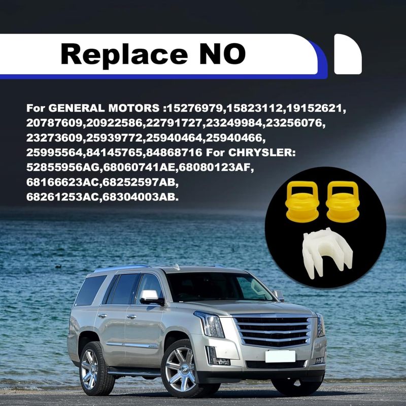 Transmission Shifter Bushing Kit: 2-Piece Bushing 1-Piece Clamp - Easy Installation Shifter Linkage Bushing for GM Dodge Truck & SUV Automatic Transmission Repair - Image 4