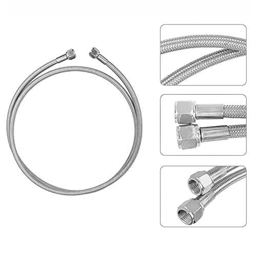 VISVIC Automatic Transmission Cooler Kit 6AN Hose for GM 4L60E 4L65EA - Fits Chevy Ford Mopar GM GMC Buick Cadillac Cars and Trucks - Stainless Steel Braided Lines - Image 3