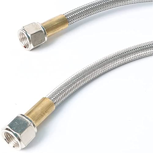 VISVIC Automatic Transmission Cooler Kit 6AN Hose for GM 4L60E 4L65EA - Fits Chevy Ford Mopar GM GMC Buick Cadillac Cars and Trucks - Stainless Steel Braided Lines - Image 4