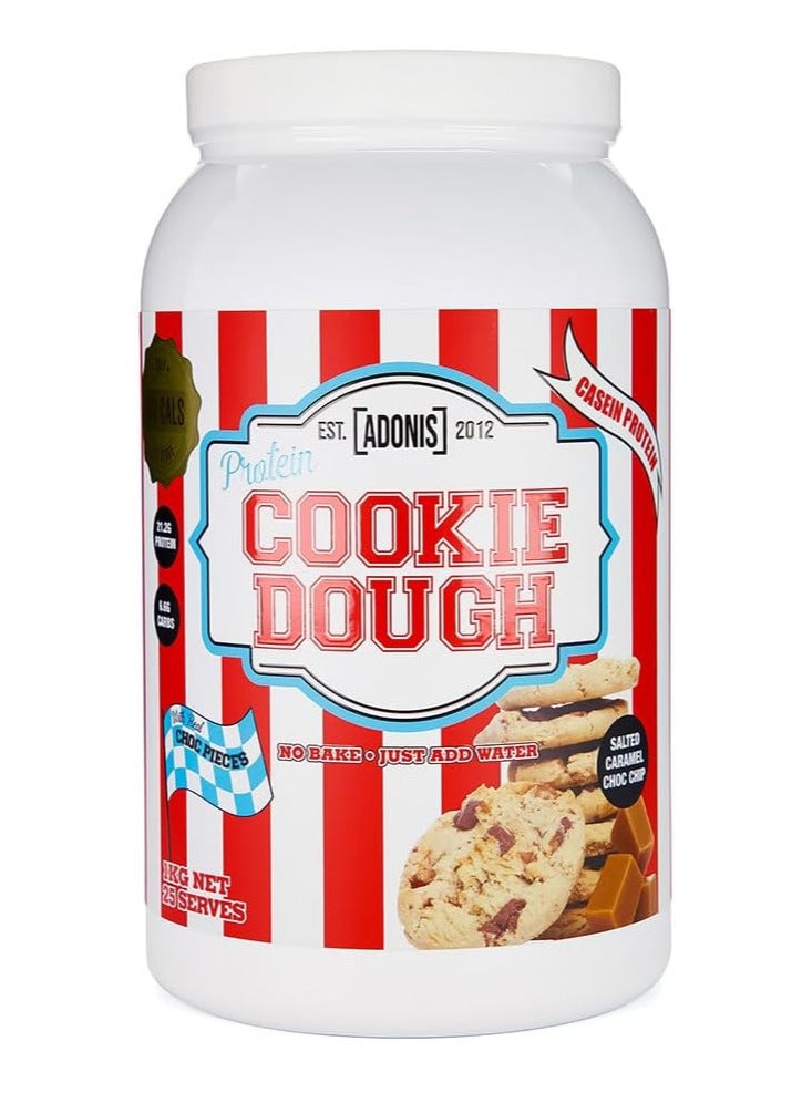 Adonis Protein Cookie Dough 1KG - SALTED CARAMEL - Image 1