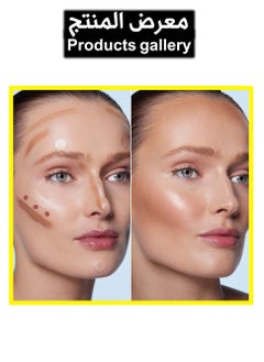 elf Halo Glow Contour Beauty Wand Liquid Contour Wand for a Naturally Shaped Look, Buildable Formula, Vegan & Cruelty Free, Medium/Tan  - Image 3