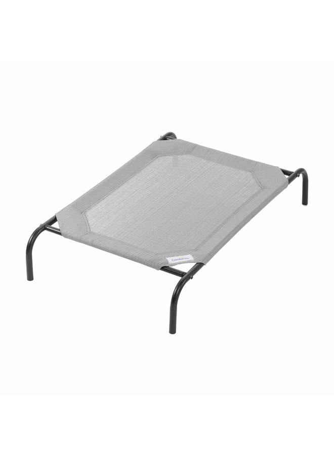 COOLAROO The Original Cooling Elevated Dog Bed, Indoor and Outdoor, Medium, Grey - Image 1