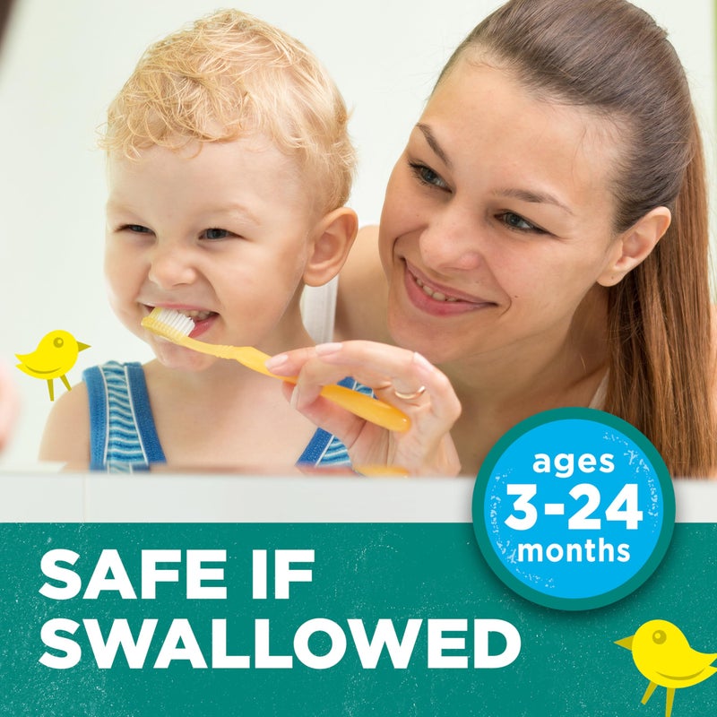 Tom's of Maine معجون أسنان تومز أوف مين للأطفال بدون فلورايد، بنكهة فاكهة خفيفة، 1.75 أونصة، عبوة 3 قطع (قد يختلف التغليف) - Image 3