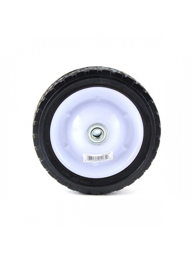 Arnold 7" Universal Replacement Steel Wheel with 55 lb. Load Rating, Black - Image 1