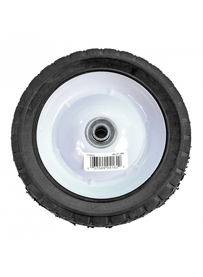 Arnold 7" Universal Replacement Steel Wheel with 55 lb. Load Rating, Black - Image 2