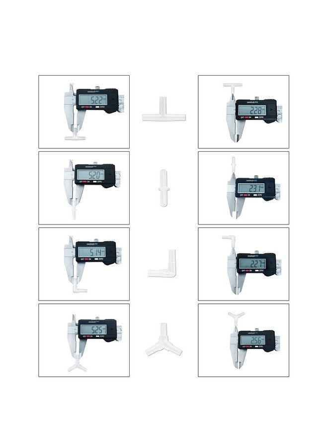 BornFeel Aquarium Airline Tubing Connectors I T L Y 40pcs Fish Tank Air Tube Adapters for 3/16 '' Air Line Hose - Image 2