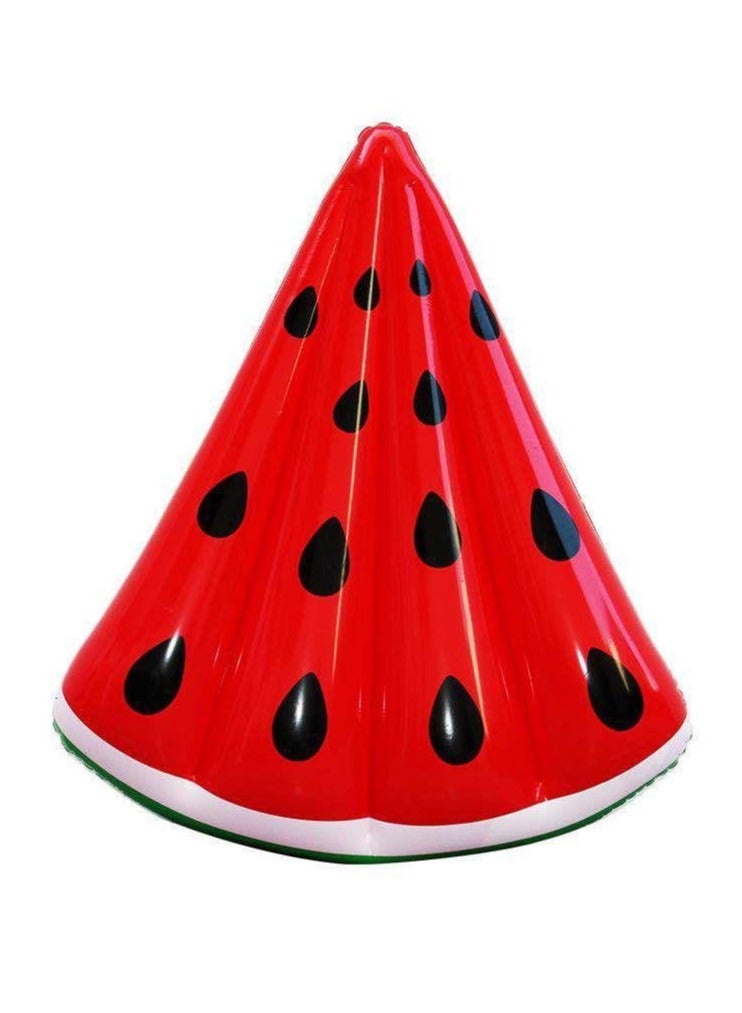 general Inflatable watermelon slices floating row adult fruit water lounger watermelon pool mount floating bed - Image 4