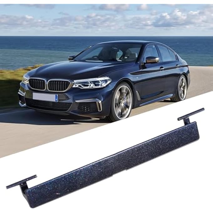 غطاء منفذ حامل السقف المتوافق مع بي إم دبليو لسلسلة 5 G30/G31 2018 2019 2020 2021 2022 2023، غطاء تشكيل حامل السقف لبي إم دبليو 520 525 530 540 M550، 51137443691 (أسود كربوني) - Image 1